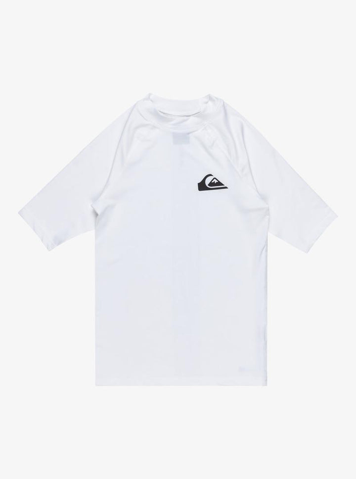 Quiksilver Kinder Lycra Everyday kurzarm 50UPF - weiss