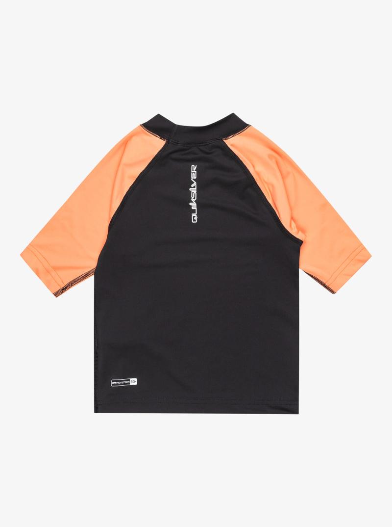 Quiksilver Kinder Lycra mit UPF 50 Everyday - black/melon