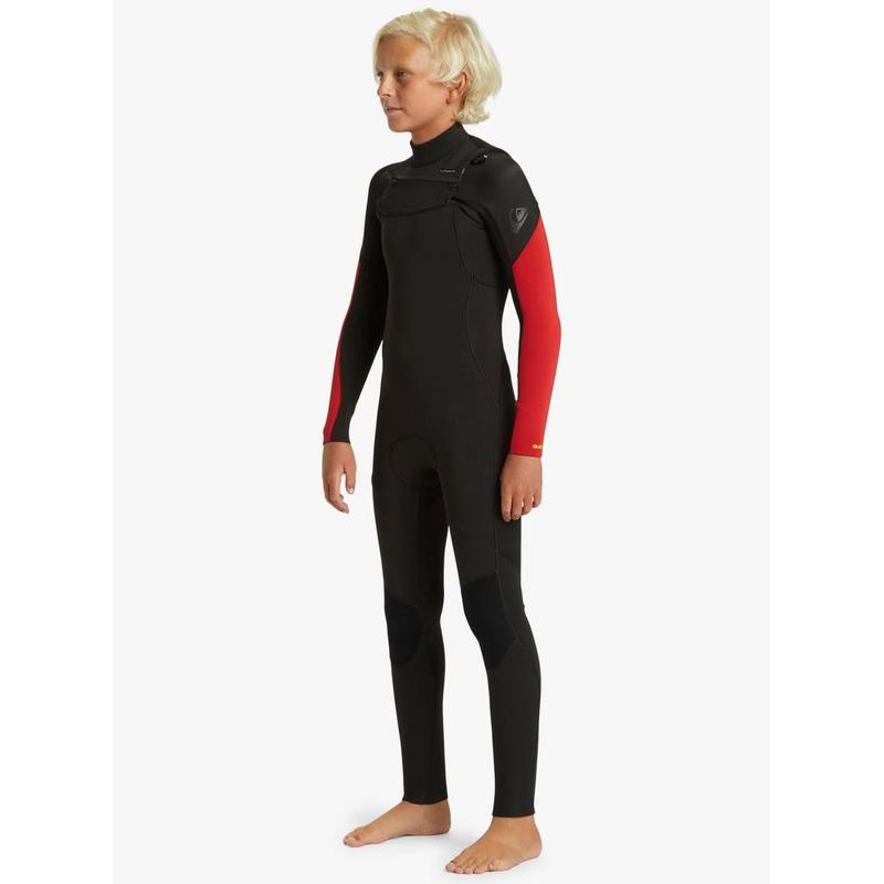 Quiksilver Kinder Neoprenanzug 3/2mm Chest Zip Everyday Sessions - High Risk Red