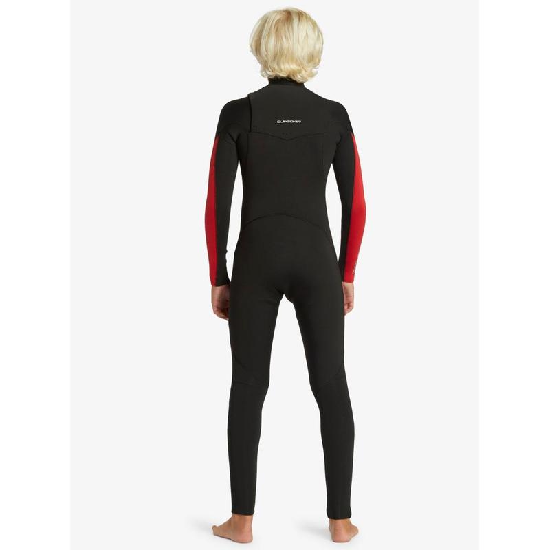 Quiksilver Kinder Neoprenanzug 3/2mm Chest Zip Everyday Sessions - High Risk Red