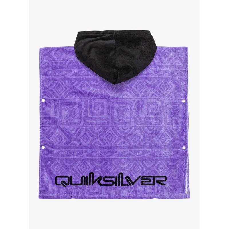 Quiksilver Kinder Poncho Surf Hoody Towel - dusted peri