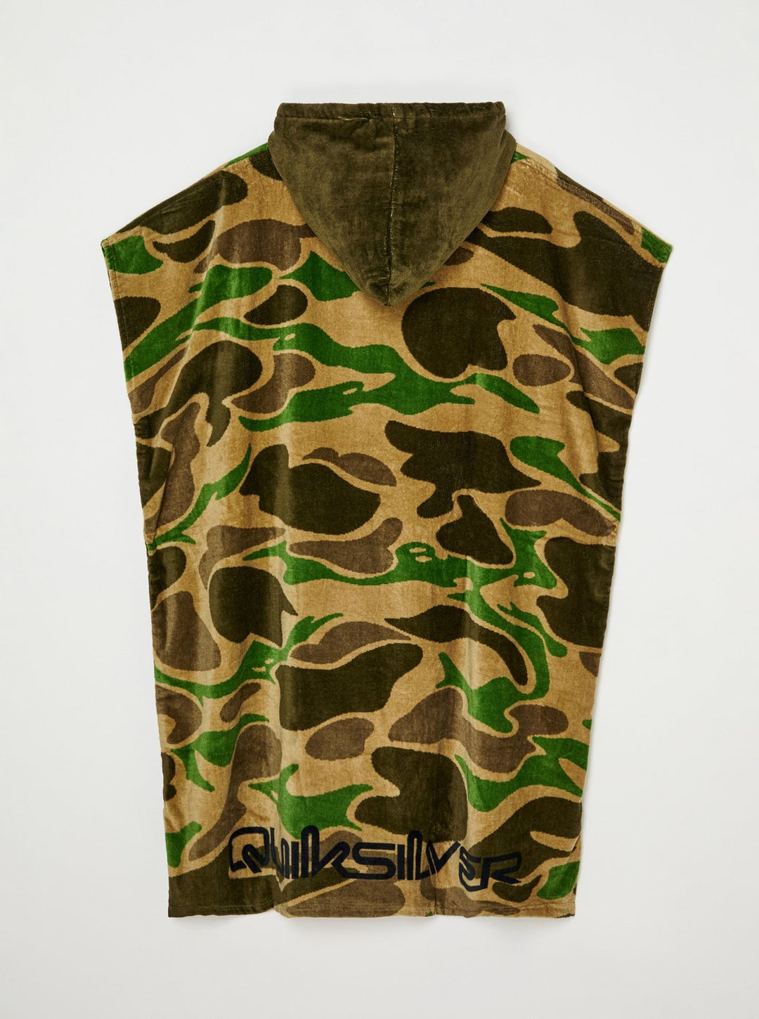 Quiksilver Poncho Hooded Towel - Kelp Garage Camo