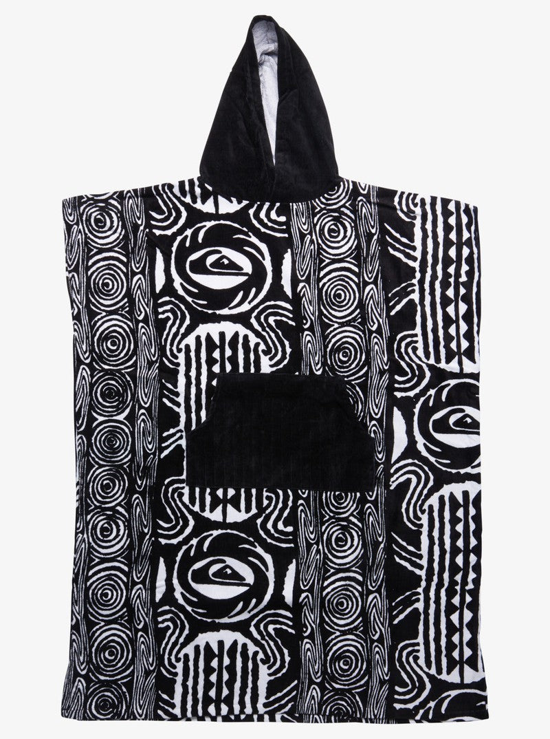 Quiksilver Poncho Surf Hoody Towel - black/white