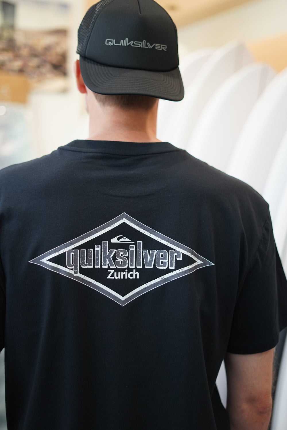 Quiksilver X Surfari Herren Destination Shirt Zurich - Vintage Black