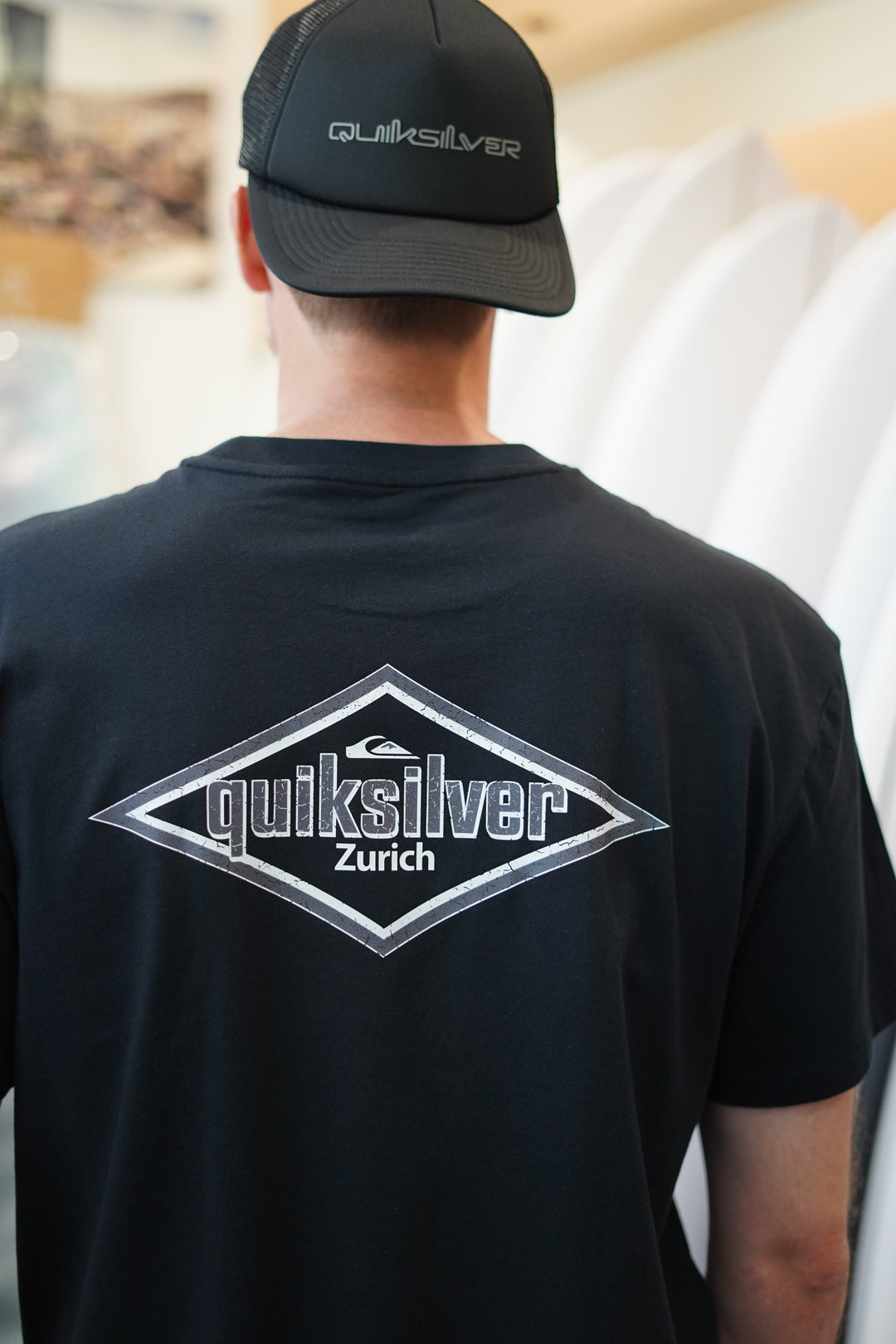 Quiksilver X Surfari Herren Destination Shirt Zurich - Vintage Black