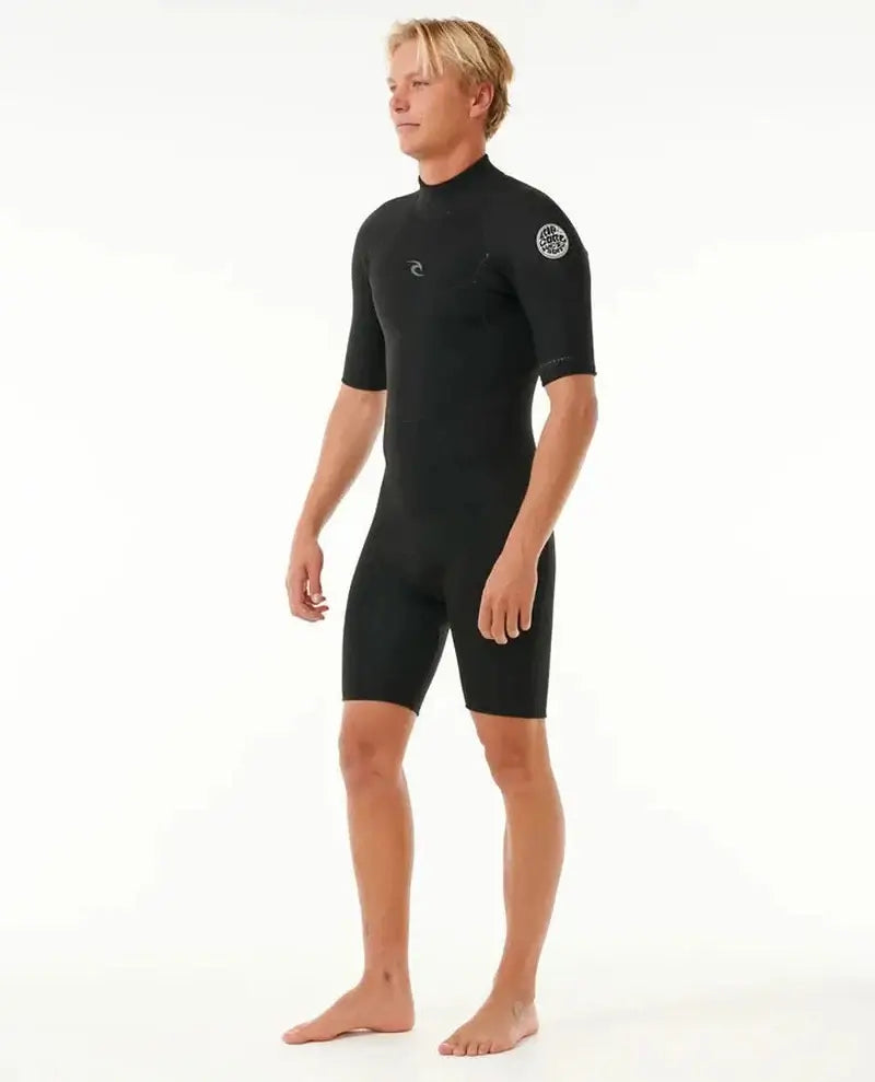 RIP CURL HERREN NEOPRENSHORTY DAWN PATROL 2MM BACKZIP - BLACK