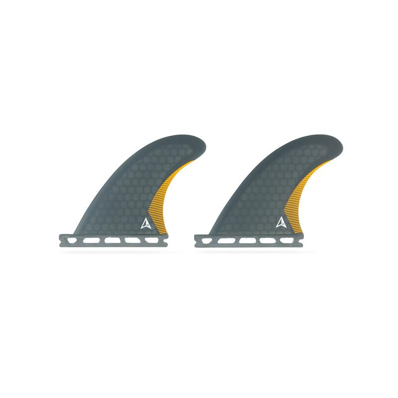 ROAM Quad Rear One Tab Fin Set Medium - smoke