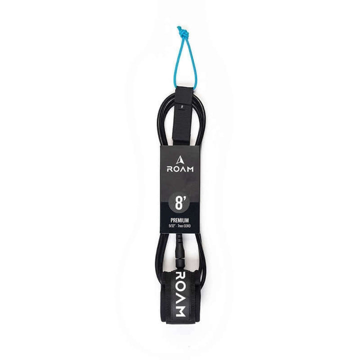 ROAM Surfboard Leash Premium 8'0 - Schwarz