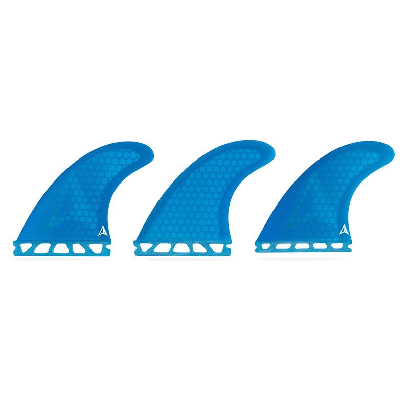 ROAM Thruster Fin Set Allround Med one tab Blau