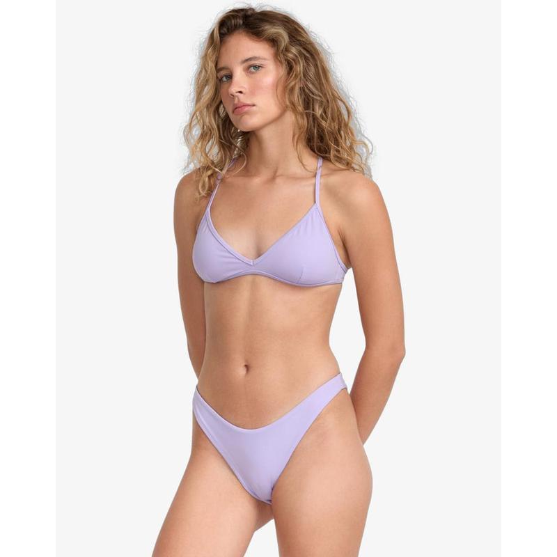RVCA Bikini Bottom Solid Medium French - lavender
