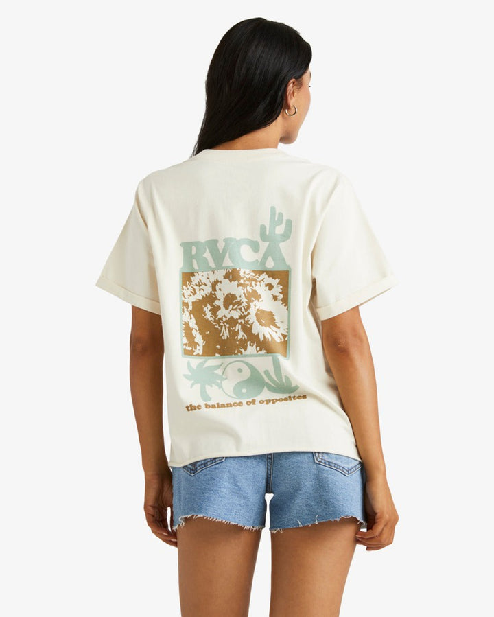 RVCA Damen Shirt Out Back - Unbleached