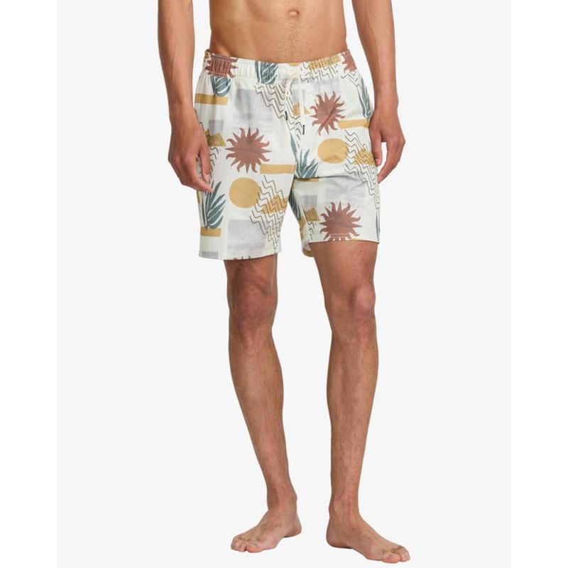 RVCA Herren Badehose Atlas Elastic 17' - natural