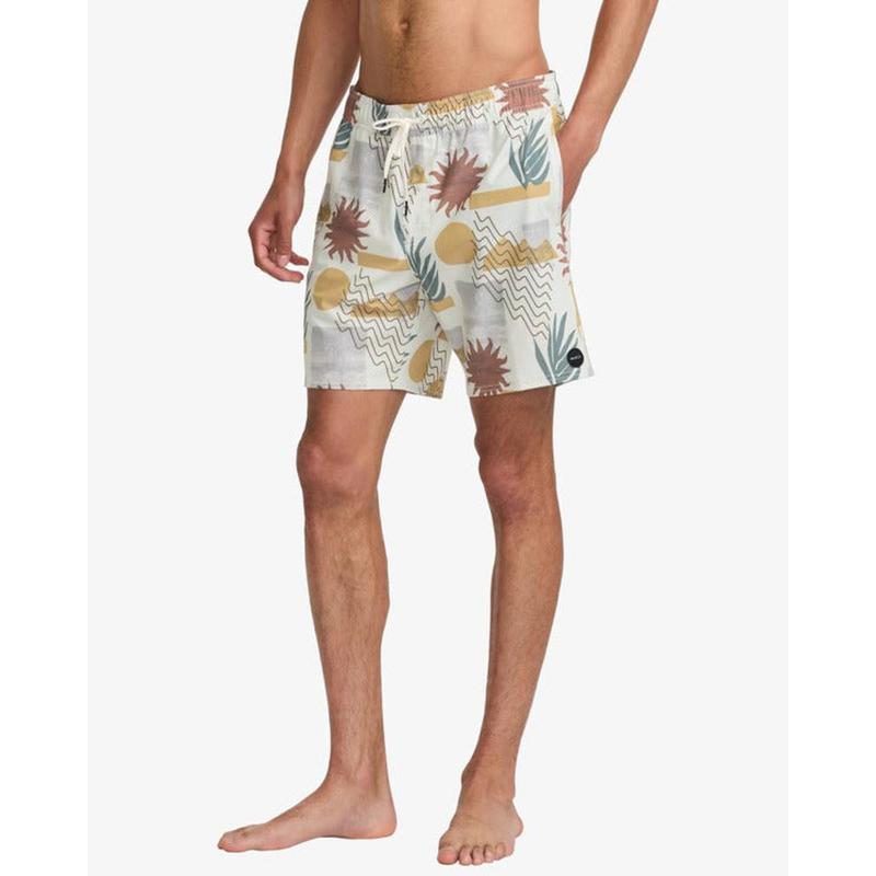RVCA Herren Badehose Atlas Elastic 17' - natural
