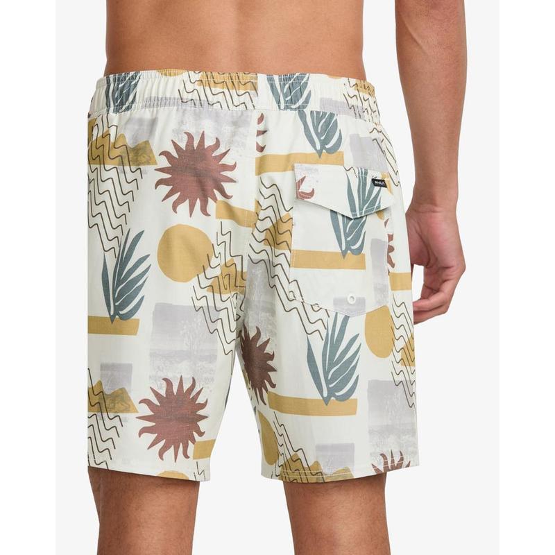 RVCA Herren Badehose Atlas Elastic 17' - natural