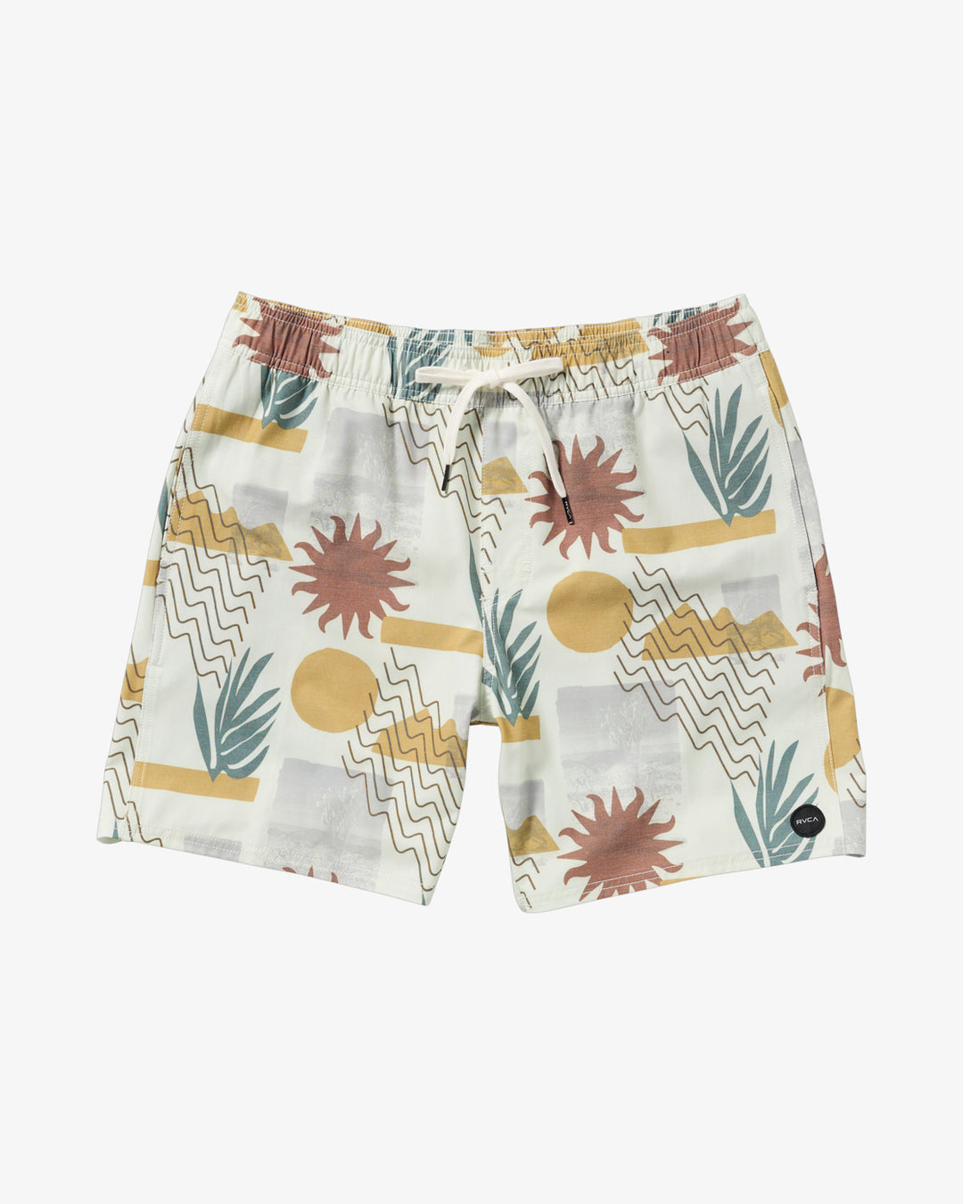 RVCA Herren Badehose Atlas Elastic 17' - natural