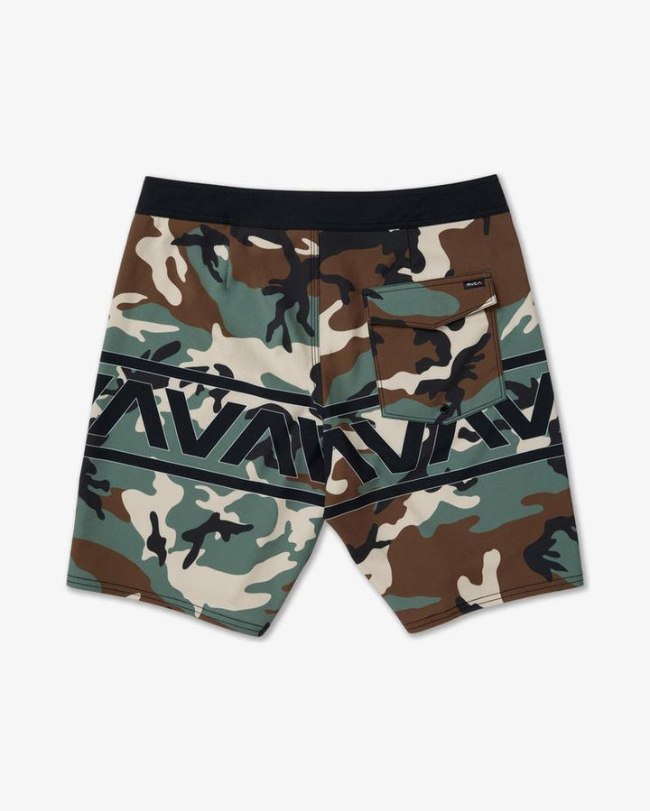 RVCA Herren Boardshorts Va Trunk Print - Camo Band