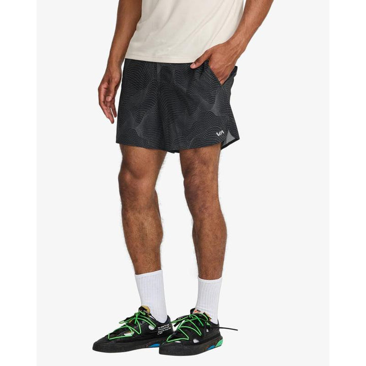 RVCA Herren Performance Walkshort Yogger Lite 15" - black wave