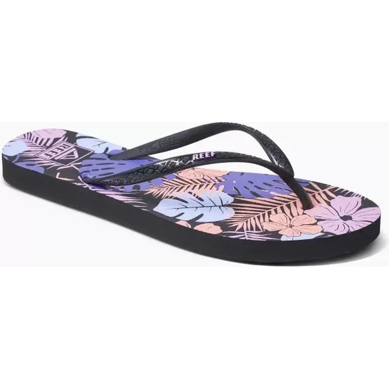 Reef Damen Flip Flop Seaside Prints - Purple Fronds