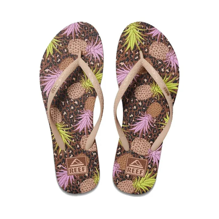 Reef Damen Flip Flop Seaside Prints - Wild Pineapple