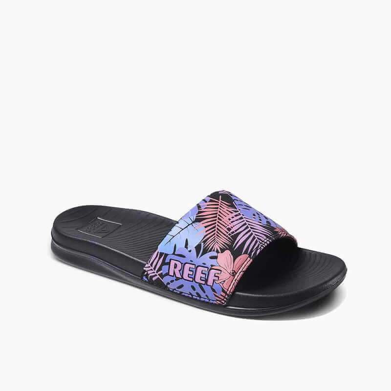 Reef Damen Sandalen One Slide - purple fronds