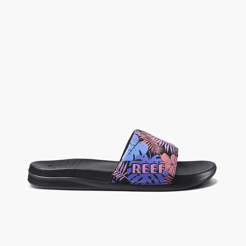 Reef Damen Sandalen One Slide - purple fronds