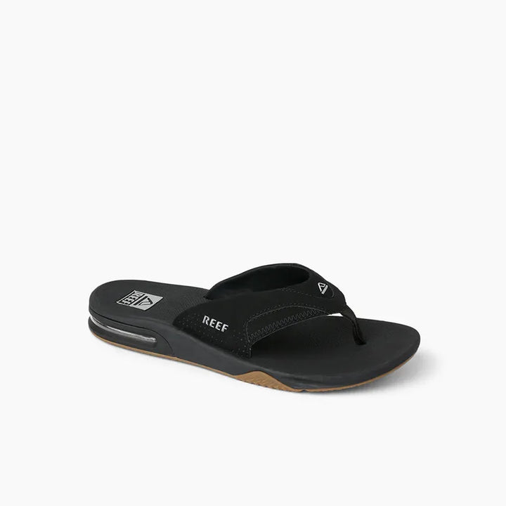 Reef Herren Flip Flop Fanning - black/silver