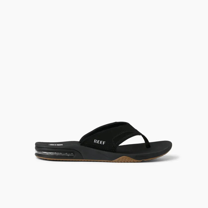 Reef Herren Flip Flop Fanning - black/silver