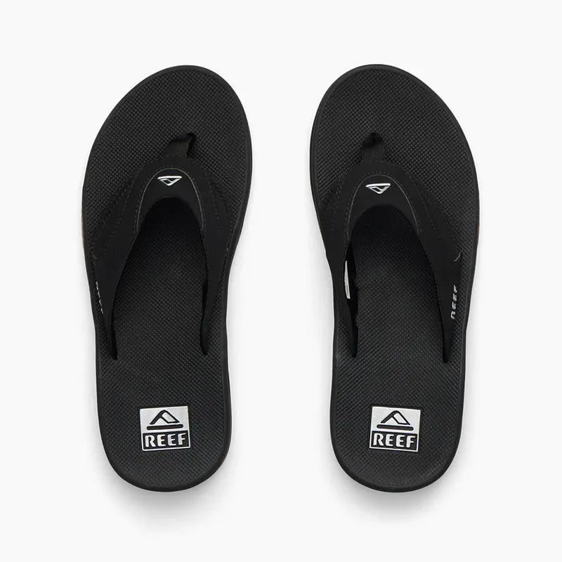 Reef Herren Flip Flop Fanning - black/silver