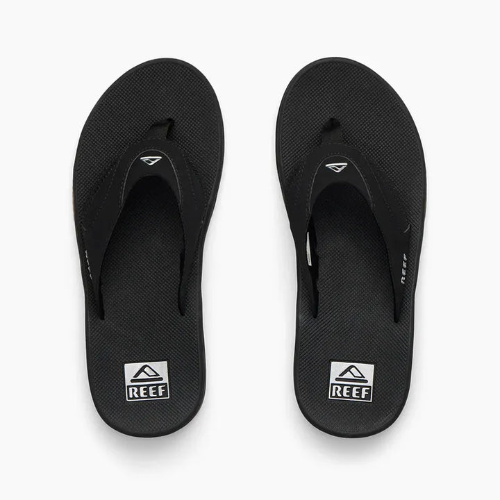 Reef Herren Flip Flop Fanning - black/silver