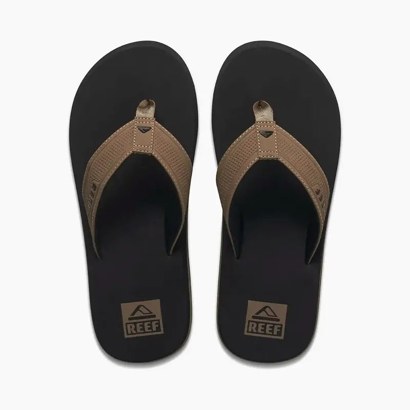 Reef Herren Flip Flop The Layback - black / tan