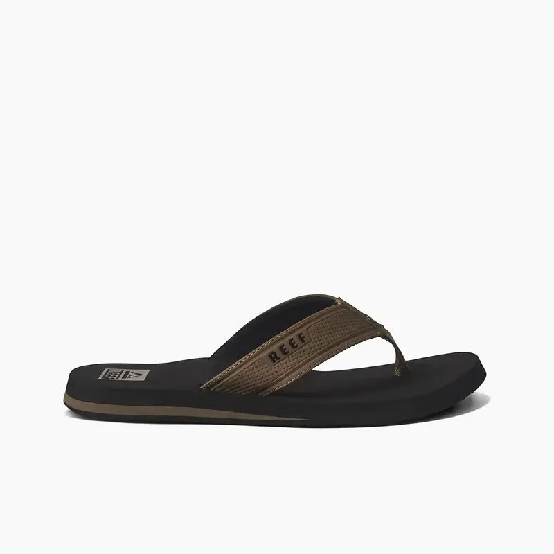 Reef Herren Flip Flop The Layback - black / tan
