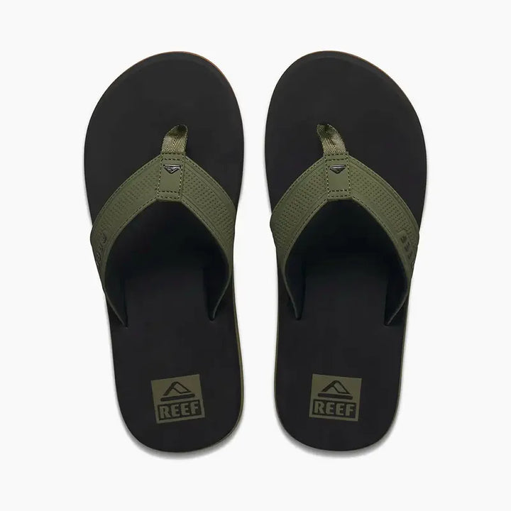 Reef Herren Flip Flop The Layback - black/olive
