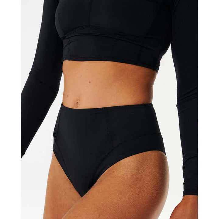 Rip Curl Bikini Bottom Mirage UL Ultimate High Cheeky - Black