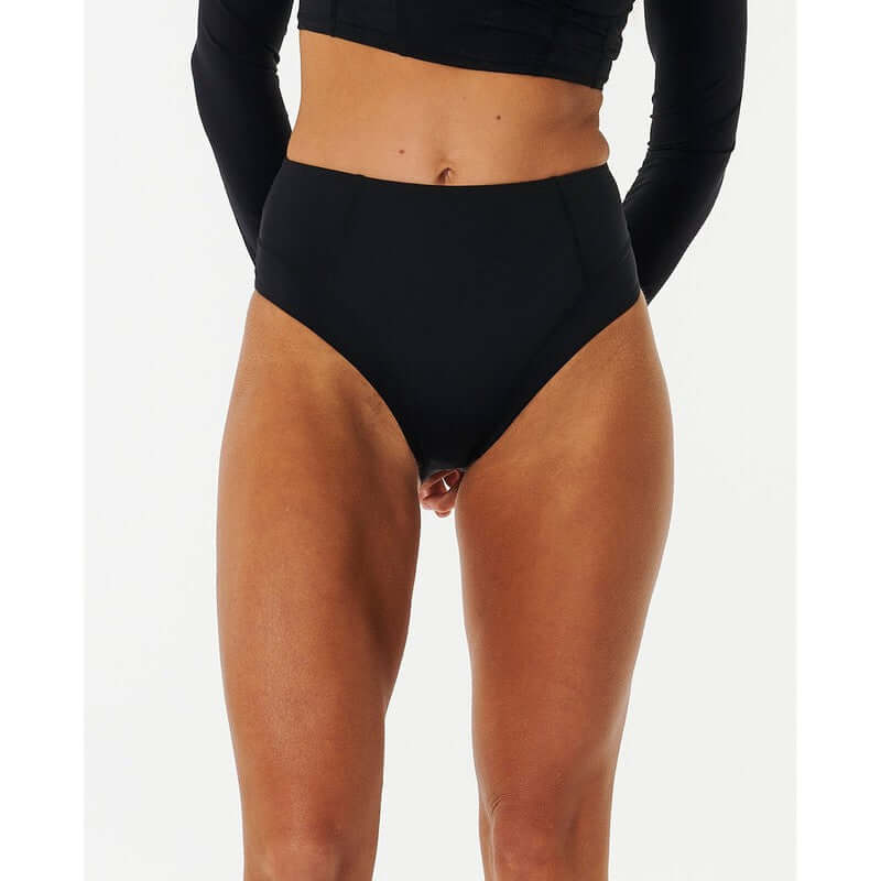 Rip Curl Bikini Bottom Mirage UL Ultimate High Cheeky - Black