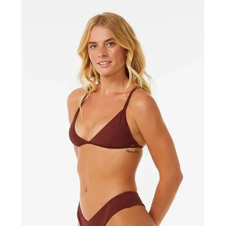 Rip Curl Bikini top Premium Surf Bikinioberteil mit festen Triangeln - plum