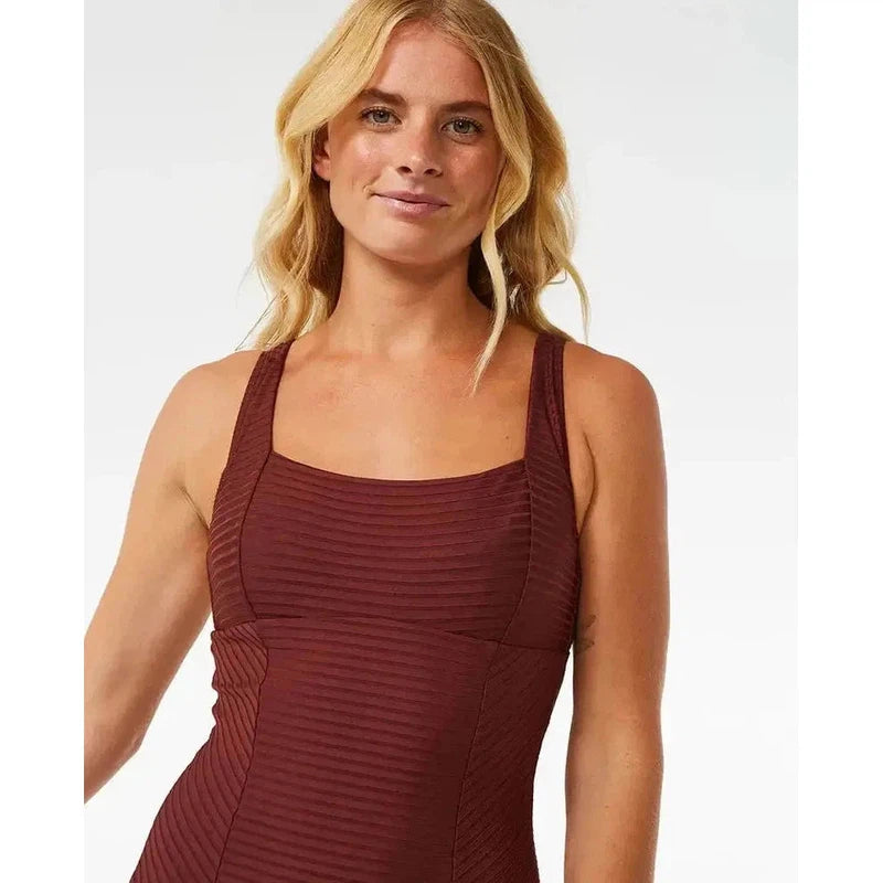 Rip Curl Damen Badeanzug Premium Surf D Cup - Plum