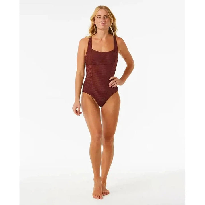 Rip Curl Damen Badeanzug Premium Surf D Cup - Plum