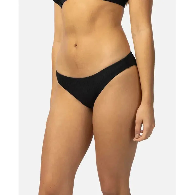 Rip Curl Damen Bikini Bottom Premium Surf Cheeky - black