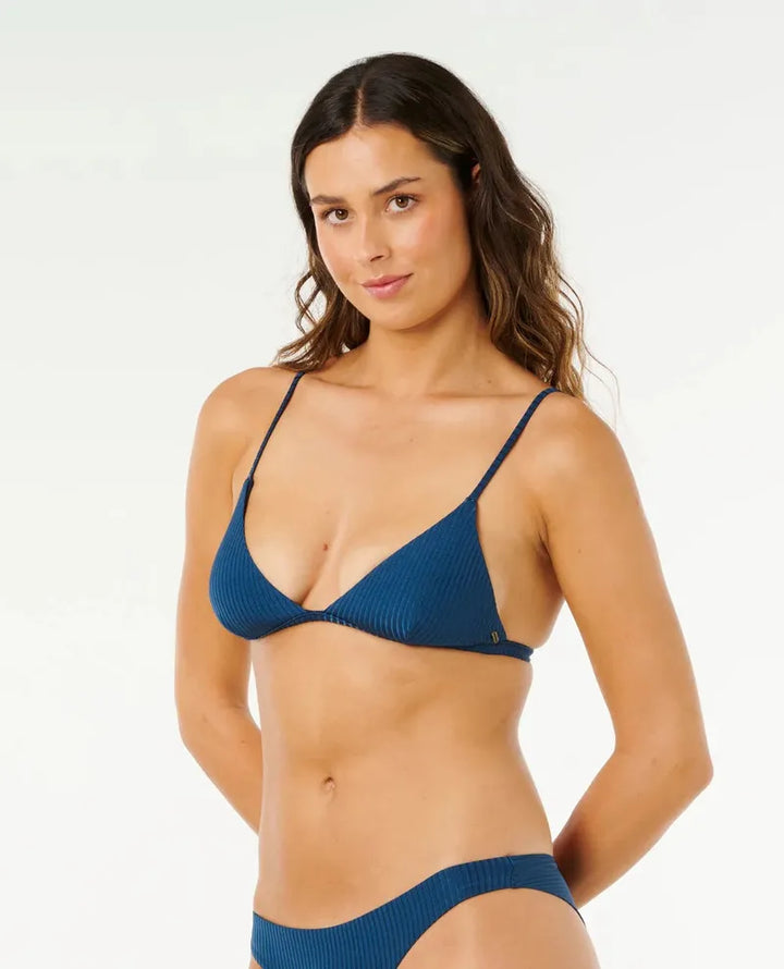 Rip Curl Damen Bikini Top Luxe Surf Fixed Tri - Dark Navy