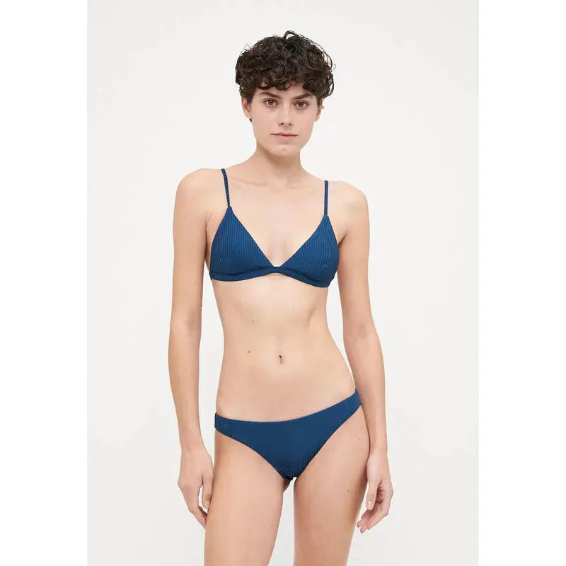 Rip Curl Damen Bikini Top Modern Rib Fixed Tri - dark blue