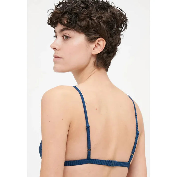 Rip Curl Damen Bikini Top Modern Rib Fixed Tri - dark blue
