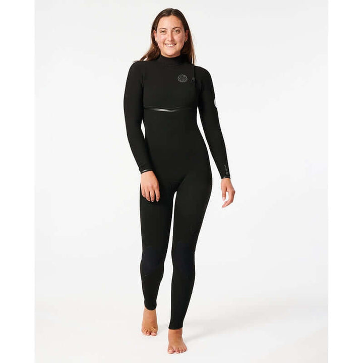 Rip Curl Damen Neoprenanzug E-Bomb 3/2mm Zipfree - Black