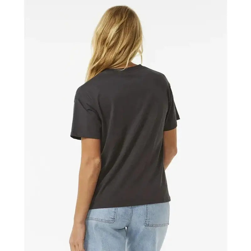 Rip Curl Damen T-shirt Long Day Relaxed - Washed Black