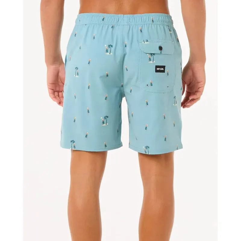 Rip Curl Herren Badehosen Hula Breach Volley - blue lagoon