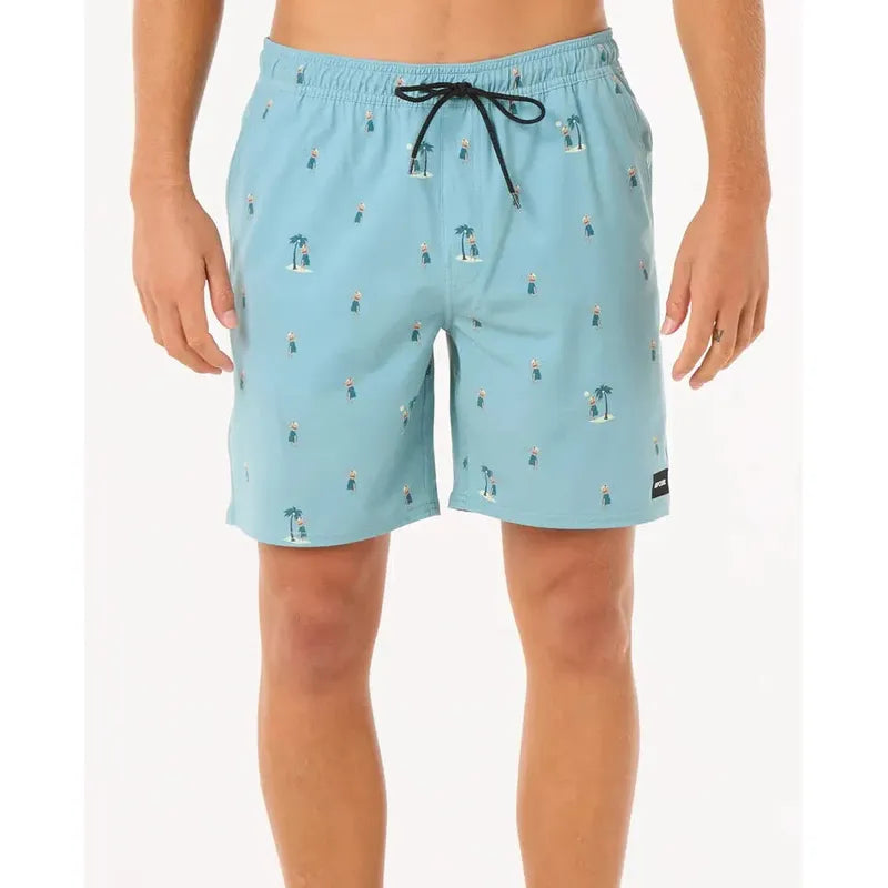 Rip Curl Herren Badehosen Hula Breach Volley - blue lagoon