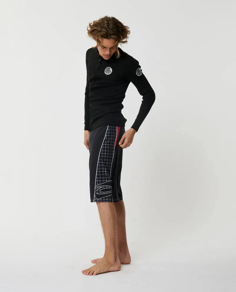Rip Curl Herren Boardshort Mirage Archive Goth 23" - Black/ Red
