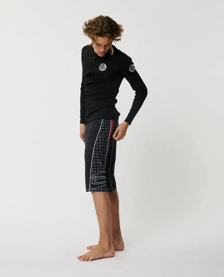 Rip Curl Herren Boardshort Mirage Archive Goth 23" - Black/ Red