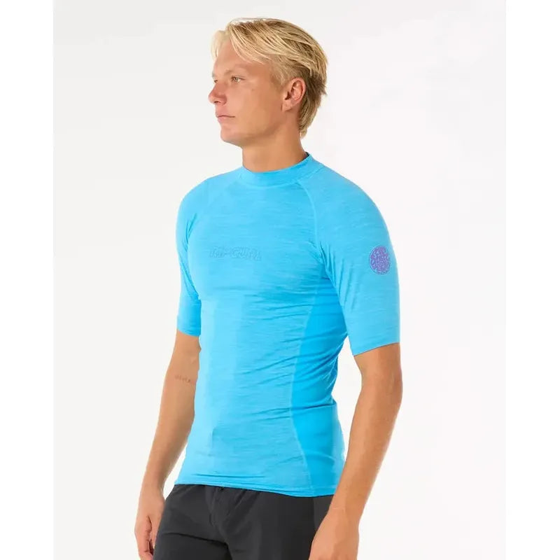 Rip Curl Herren Kurzarm Lycra Performance Dawn Patrol - blue paint
