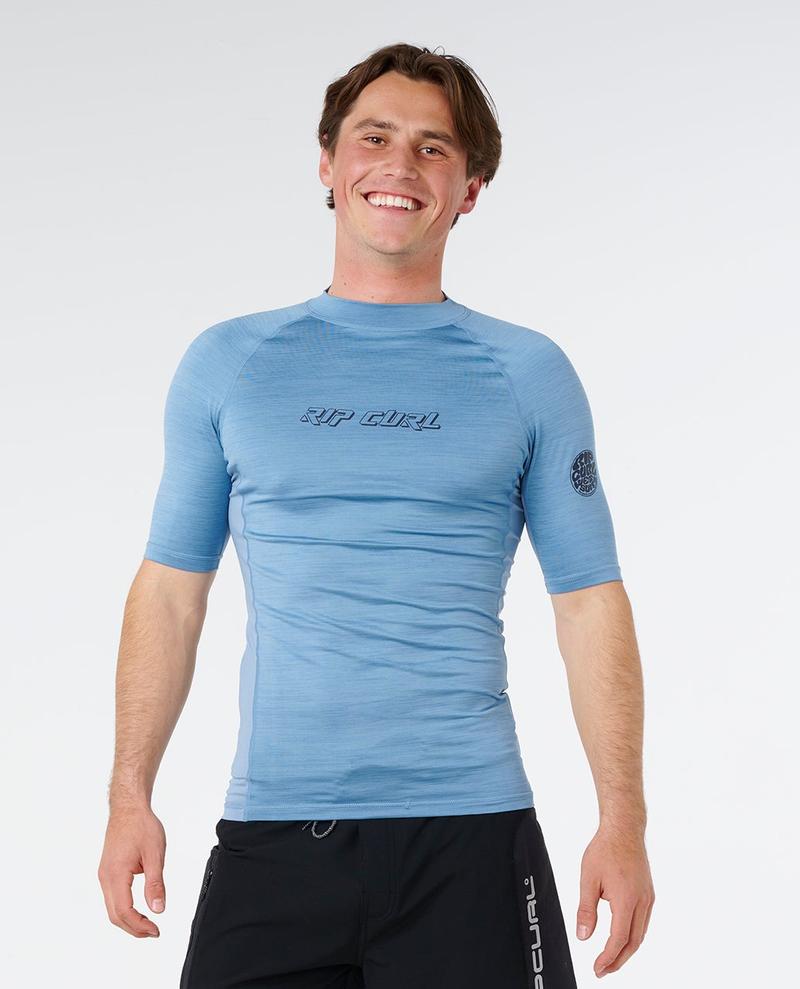 Rip Curl Herren Lycra Dawn Patrol UPF Performance Kurzarm - Blue