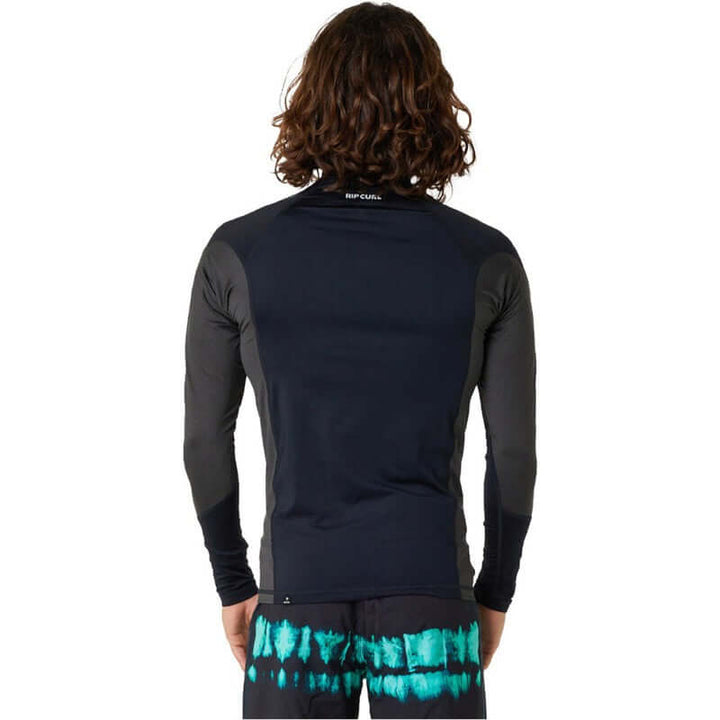 Rip Curl Herren Lycra Waves Langarm - black